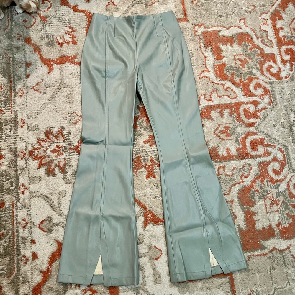 Free People//Real Deal Vegan Slit Pants